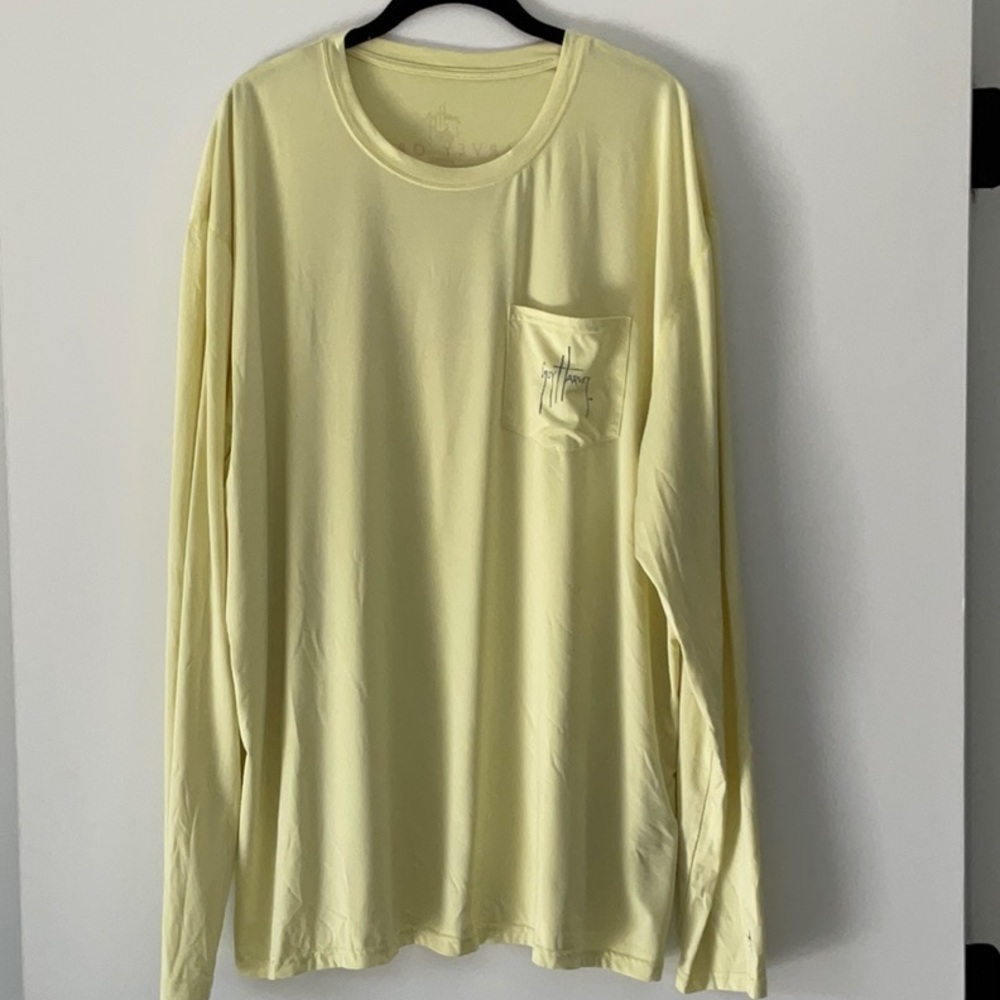Guy Harvey Men’s Long Sleeve Performance Shirt - Size XL